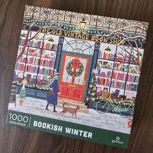 Galison Bookish Winter Puzzle - 1000 Pieces